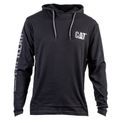 Caterpillar Hooded Long Sleeve Tee Black additional 4