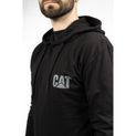 Caterpillar Hooded Long Sleeve Tee Black additional 8