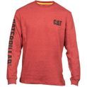 Caterpillar Trademark Banner Long Sleeve T-Shirt Brick additional 4