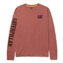 Caterpillar Trademark Banner Long Sleeve T-Shirt Brick additional 8