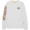 Caterpillar Trademark Banner Long Sleeve T-Shirt Cream Heather additional 1