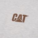 Caterpillar Trademark Banner Long Sleeve T-Shirt Cream Heather additional 3