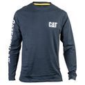 Caterpillar Trademark Banner Long Sleeve T-Shirt Dark Marine additional 2