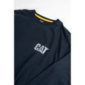 Caterpillar Trademark Banner Long Sleeve T-Shirt Dark Marine additional 5