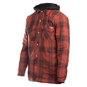 Dickies Fleece Hood Flannel Shirt Jacket Brick additional 6