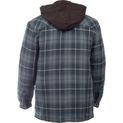Dickies Fleece Hood Flannel Shirt Jacket Navy additional 5
