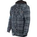 Dickies Fleece Hood Flannel Shirt Jacket Navy additional 6