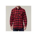 Hard Yakka Long Sleeve Check Flannel Shirt Red additional 1