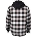 Hard Yakka Quilted Flannel Shacket Grey additional 4
