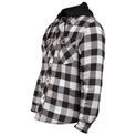 Hard Yakka Quilted Flannel Shacket Grey additional 5