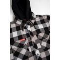 Hard Yakka Quilted Flannel Shacket Grey additional 7