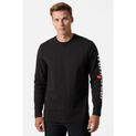 Helly Hansen Logo Longsleeve Black additional 1