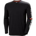 Helly Hansen Logo Longsleeve Black additional 3
