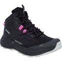 Ladies Hi-Tec Fuse Trail Mid WP Trainers Black/Cool Grey/Cyclamen additional 1