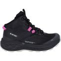 Ladies Hi-Tec Fuse Trail Mid WP Trainers Black/Cool Grey/Cyclamen additional 6