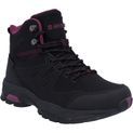 Ladies Hi-Tec Jackdaw Mid Waterproof Boot Black/Burgundy additional 1