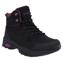Ladies Hi-Tec Jackdaw Mid Waterproof Boot Black/Burgundy additional 7