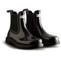 Hunter Commando Gloss Chelsea Boots Black additional 1