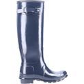 Hunter Original Tall Gloss Wellington Boots Navy additional 5