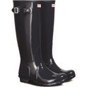 Hunter Original Tall Gloss Wellington Boots Navy additional 6