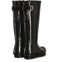Hunter Tall Back Adjustable Gloss Wellington Boots Black additional 2