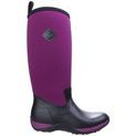 Muck Boots Arctic Adventure Pull On Wellington Boot Black/Maroon additional 3
