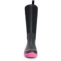Muck Boots Hale Pull On Wellington Boot Black/Pink additional 3
