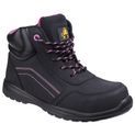 Ladies Amblers AS601 Lydia Composite Safety Boot With Side Zip Black additional 1
