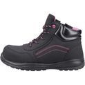 Ladies Amblers AS601 Lydia Composite Safety Boot With Side Zip Black additional 8