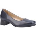 Amblers Walford Ladies Leather Court Navy additional 1