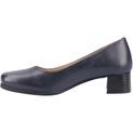 Amblers Walford Ladies Leather Court Navy additional 5