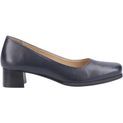 Amblers Walford Ladies Leather Court Navy additional 6