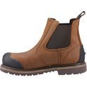 Amblers FS225 Goodyear Welted Waterproof Pull On Chelsea Safety Boot Brown additional 4
