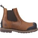 Amblers FS225 Goodyear Welted Waterproof Pull On Chelsea Safety Boot Brown additional 5