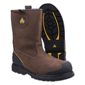 Amblers FS223 Goodyear Welted Waterproof Pull on Safety Boot Brown additional 8