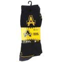 Amblers Amblers Heavy Duty Work Socks 3 pack Black additional 4