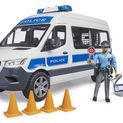 Bruder MB Sprinter Police Van with Policeman, Light &amp; Sound Module 1:16 additional 4