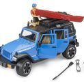 Bruder Jeep Wrangler Rubicon Unlimited with Kayak &amp; Kayaker 1:16 additional 3