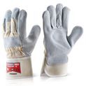 Canadian High Quality Leather Rigger Glove Grey (1 Pair) additional 2