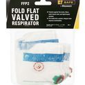 Ffp2V Fold Flat Valved Respirator 5 Pack White additional 1