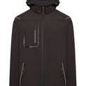 JCB Workwear Trade Hooded Softshell Jacket Black additional 1