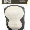 Poly Ridged Knee Pad Black/White additional 1