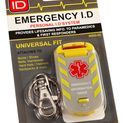 Vital Id Emergency Id Universal Fit Tag Yellow additional 1