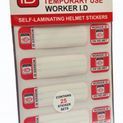 Vital Id Temporary Use Worker ID Stickers White additional 1