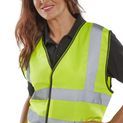 Beeswift Hi-Vis Vest Short Length Saturn Yellow additional 2