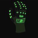 Beeswift Glovezilla Glow In The Dark Foam Nitrile Coated Gloves Green (1 Pair) additional 2
