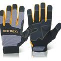 Mec Dex Work Passion Impact Mechanics Gloves Black/Grey (1 Pair) additional 1