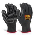 Beeswift Glovezilla Anti Vibration Gloves Black additional 2