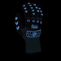 Beeswift Glovezilla Glow In The Dark Foam Nitrile Coated Gloves Blue (1 Pair) additional 2