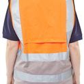 Beeswift Hi-Vis Two Tone Executive Id Vest Orange / Grey additional 2